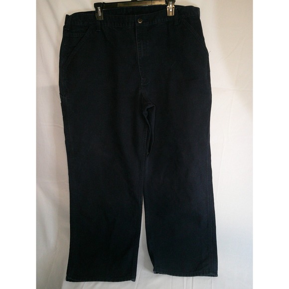 Carhartt Mens B11-MDT Blue Loose Fit Work Pants Size 42x30 Cotton NWOT - Picture 1 of 4